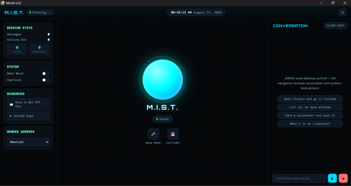 Mist.AI Desktop